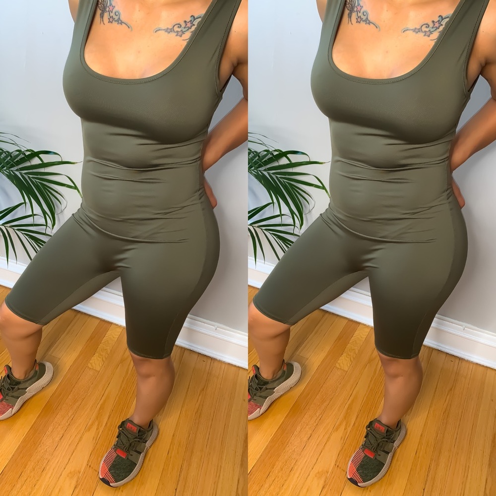 Yoga Biker Romper